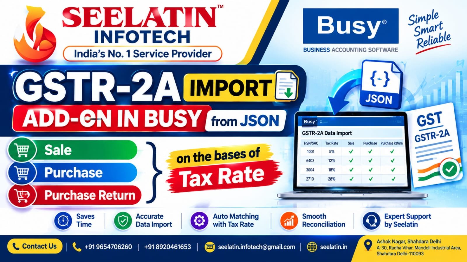 GSTR-2A/2B Import